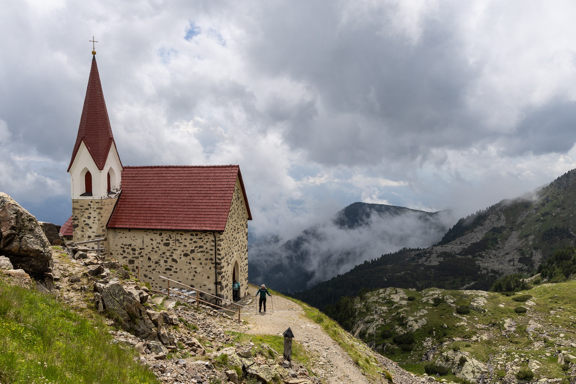 Rifugio Santa Croce di Lazfons: giro ad anello delle tre cime